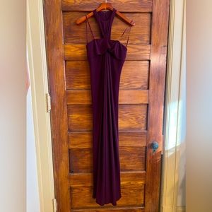 Jill Jill Stuart gown, size 4, wine